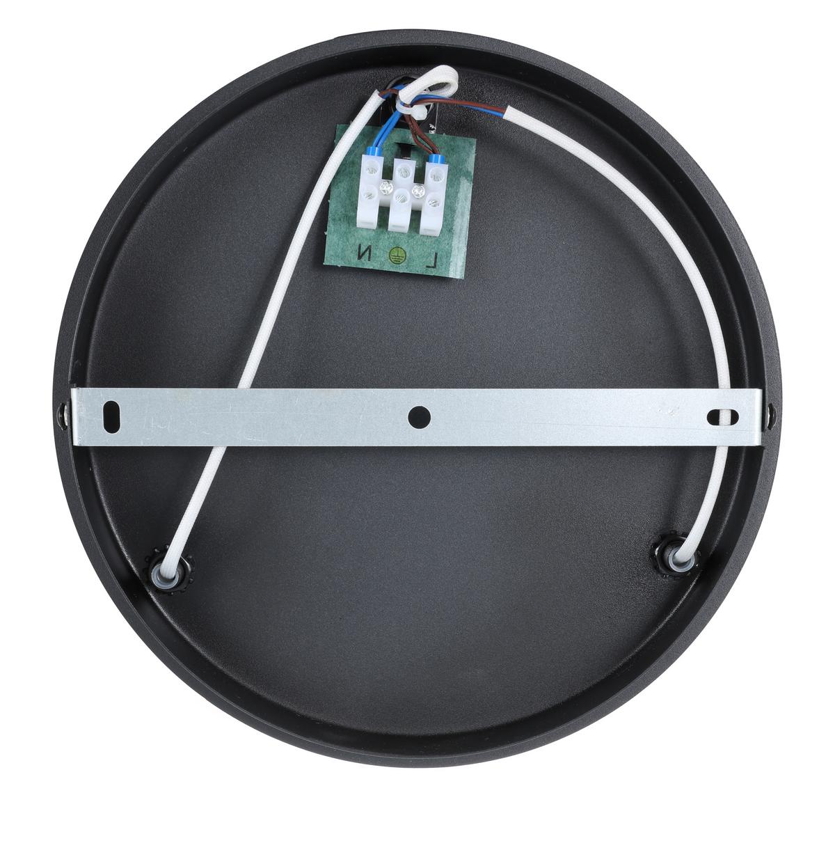 Deckenleuchte Gren Multicolor max. 25 Watt - Blau/Rot, MODERN, Glas/Metall (34.5/40,5cm)