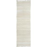 Fleckerlteppich Julia 3 in Creme ca. 70x230cm - Creme, ROMANTIK / LANDHAUS, Textil (70/230cm) - Modern Living