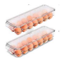Tojástartó Eggs - átlátszó, műanyag (36/10,5cm)