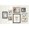 Bilderrahmen Frida, 8-teiliges Set - Schwarz/Naturfarben, ROMANTIK / LANDHAUS, Holzwerkstoff (25/20/2cm) - Mömax modern living Bilderrahmen Frida, 8-teiliges Set - Schwarz/Naturfarben, ROMANTIK / LANDHAUS, Holzwerkstoff (25/20/2cm) - Mömax modern living