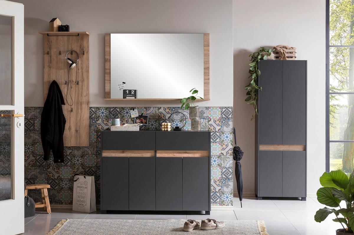 Garderobenpanel Cosmo ca.50x120,6x19,9cm Wildeiche - Wildeiche, Design, Holzwerkstoff (50/110,6/20,9cm) - MID.YOU