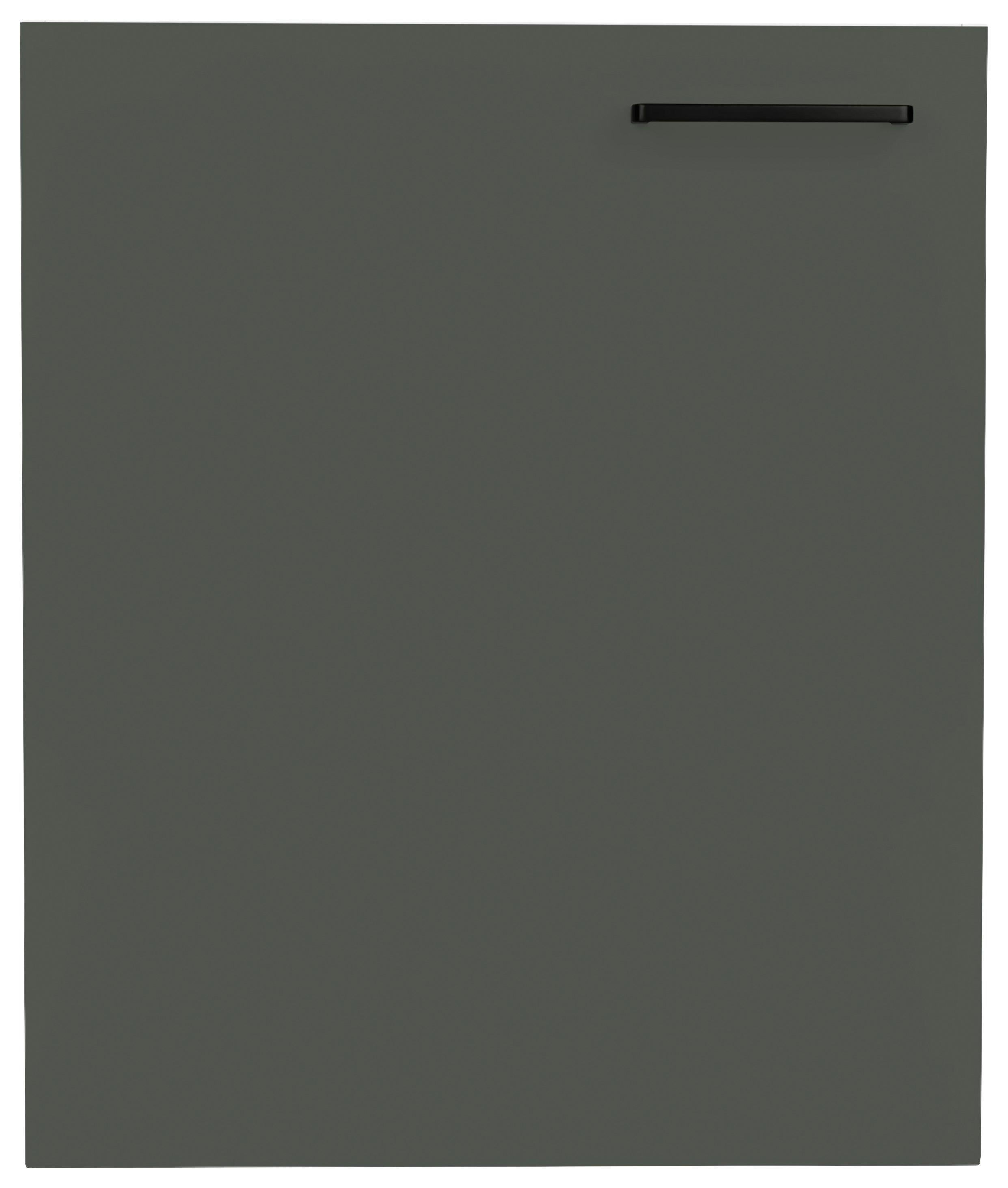 Küchenschrankfront Easytouch Grün - Schwarz/Grün, MODERN, Holzwerkstoff/Metall (60/72/1,9cm) - Nobilia