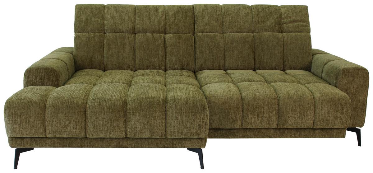 Kutna Garnitura Laya - zelena, Moderno, tekstil (155/250cm) - Premium Living