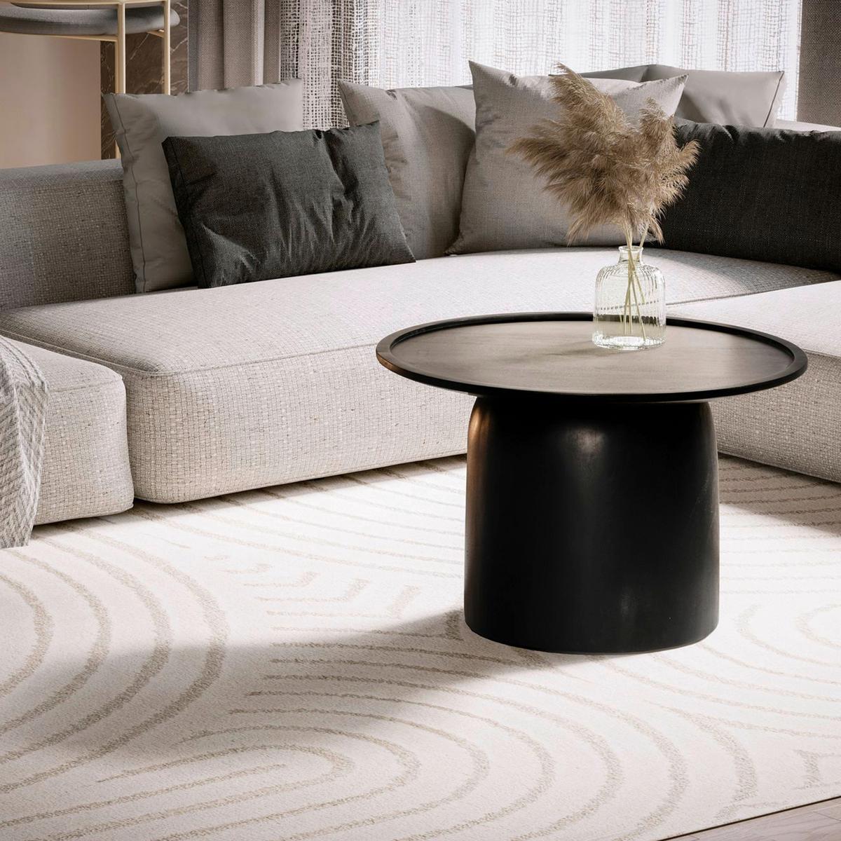 COUCHTISCH WL6.811 - Schwarz, Design, Holz (60/40cm) - MID.YOU