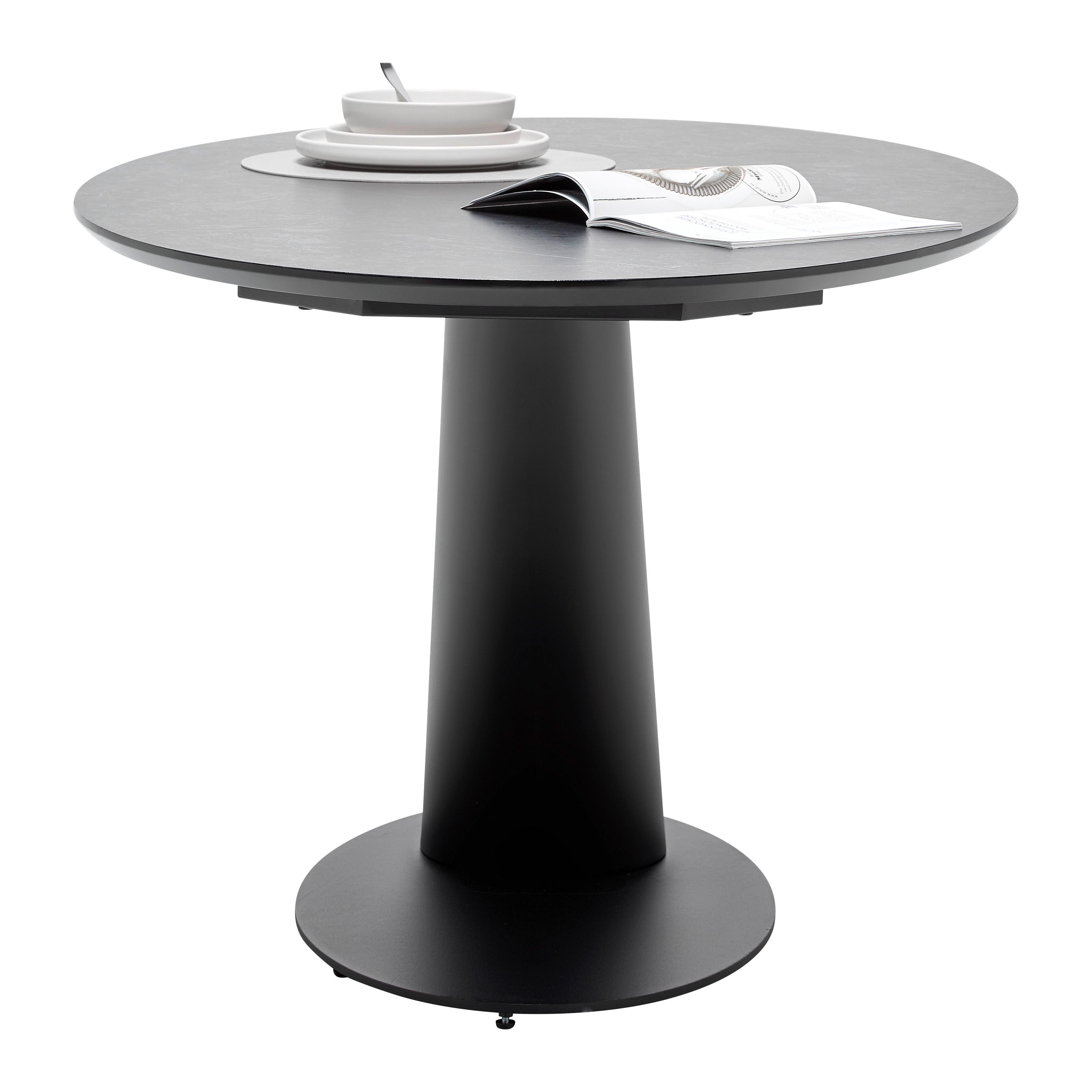 MATBORD STEVEN - svart, Design, metall/trämaterial (160/76/95cm) - Mömax