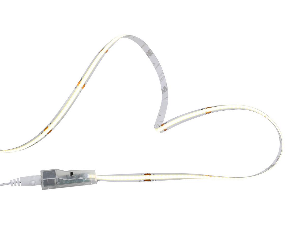 Bandă cu LED Hoch - alb, Modern, plastic (500cm) - Mömax