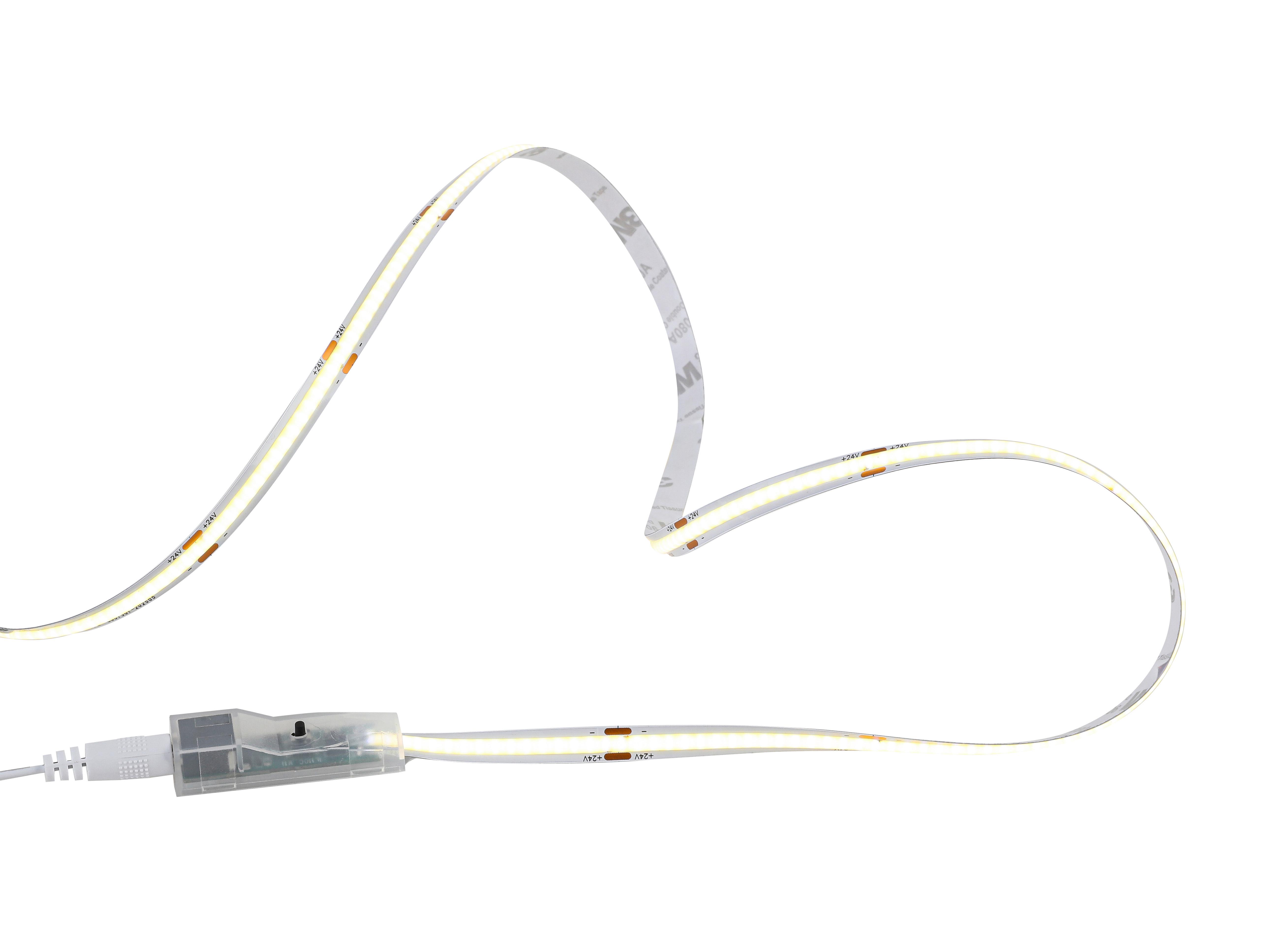 LED-LIST HOCH - vit, Modern, plast (500cm) - Mömax
