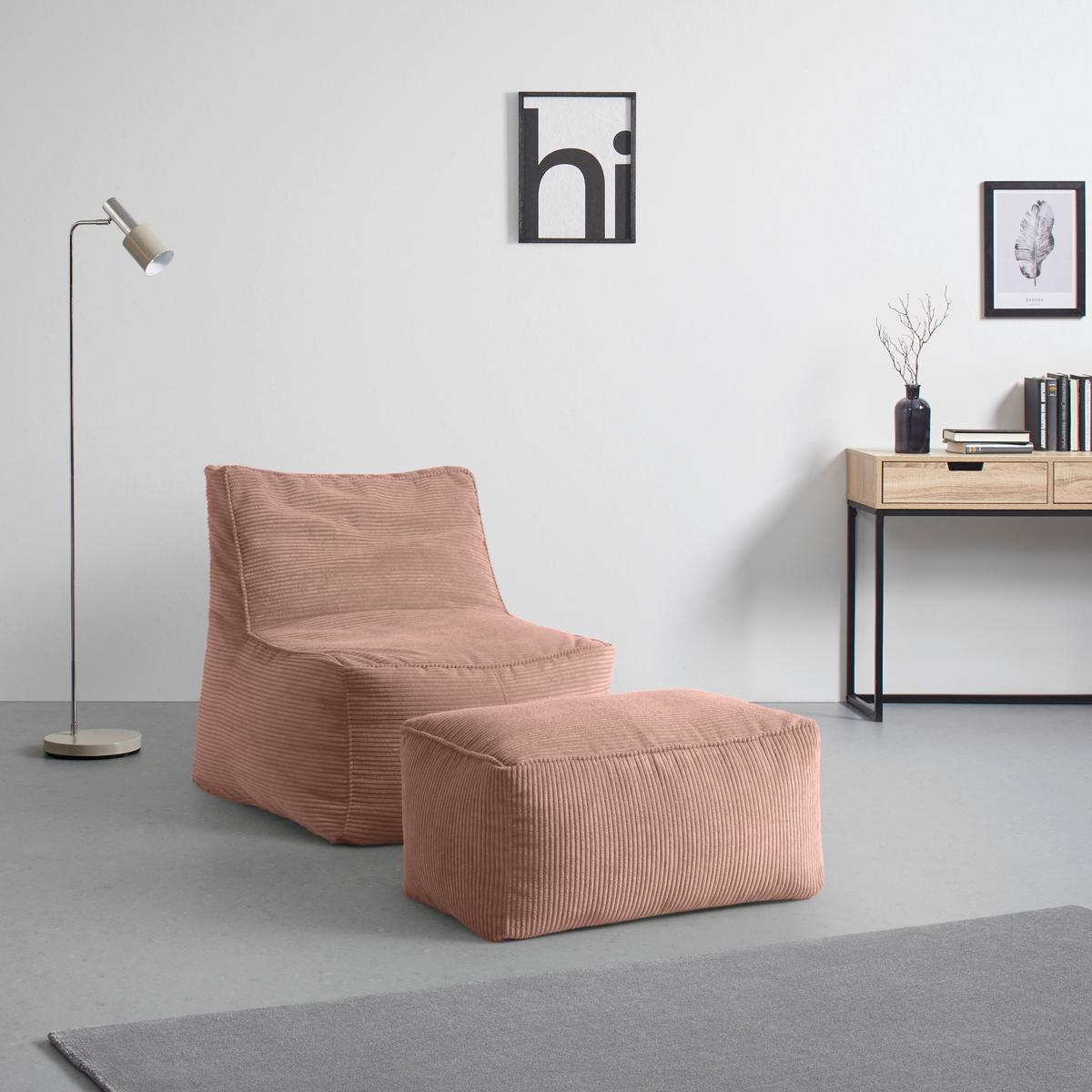 Sitzsack Caroline Rosa - Rosa, MODERN, Textil (75/84/88cm) - Mömax