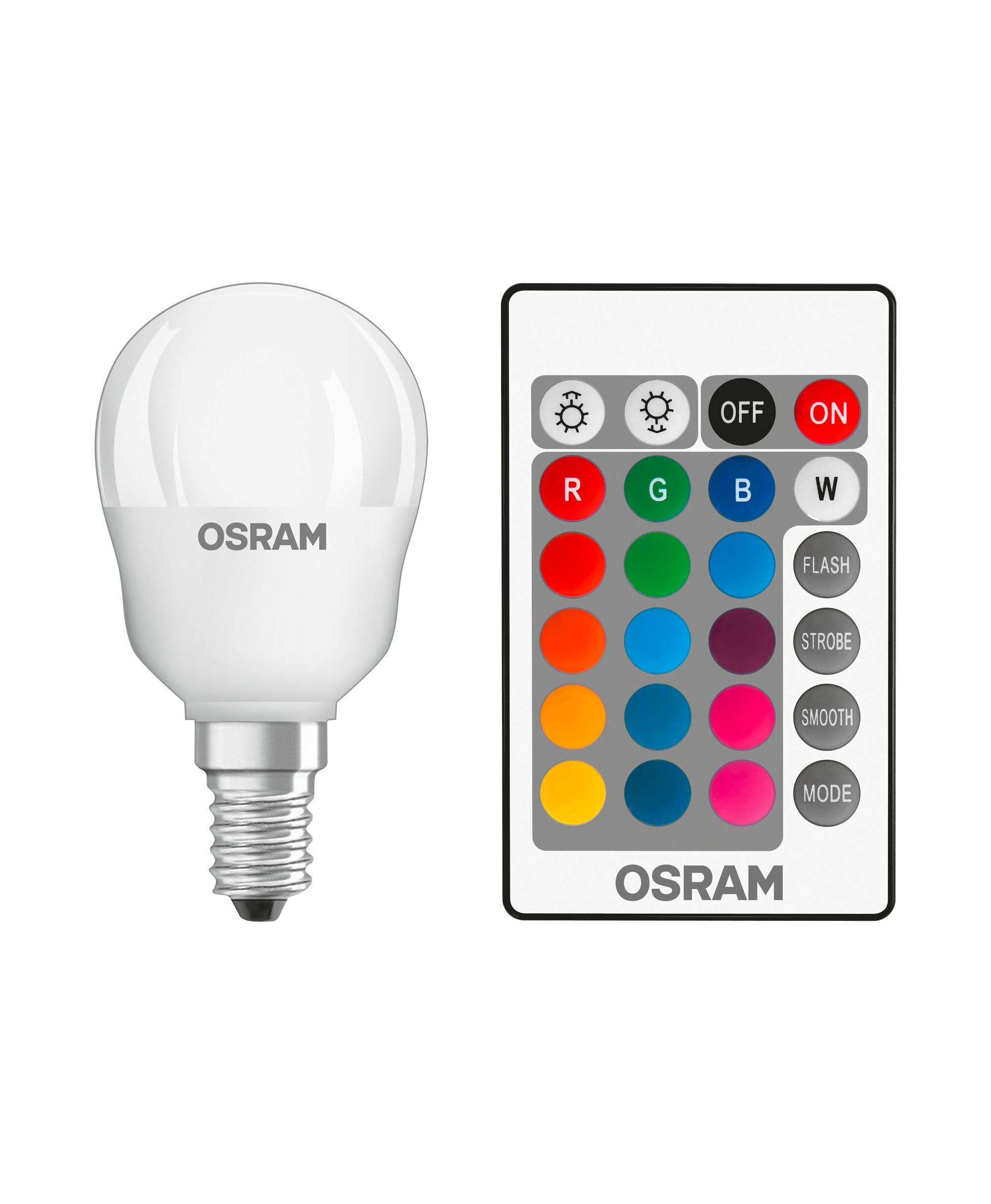 ŻARÓWKA LED LED RETROFIT RGBW - biały, Basics, tworzywo sztuczne (4,7/9,1cm) - Osram