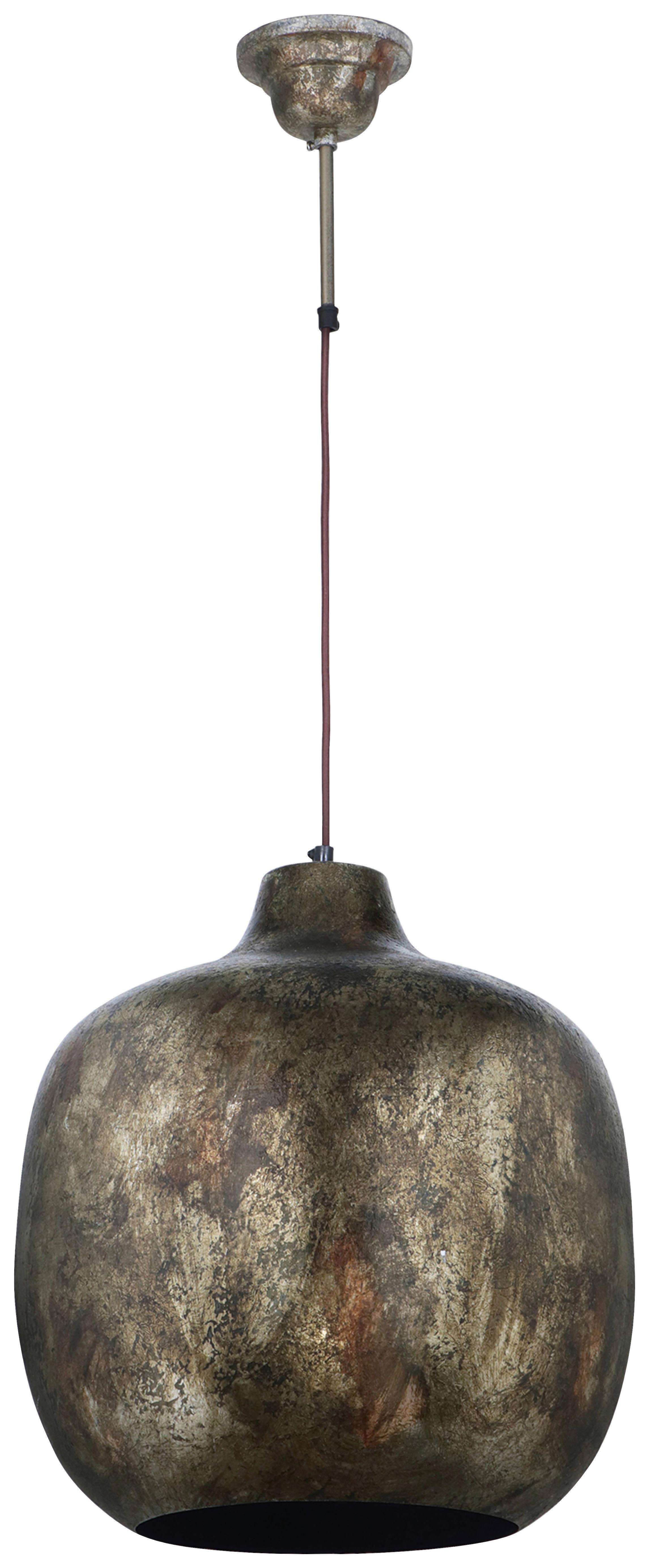 Hängeleuchte Sawyer 125 Gold - Goldfarben, Basics, Metall (40,5/40,5/43cm) - Kayoom
