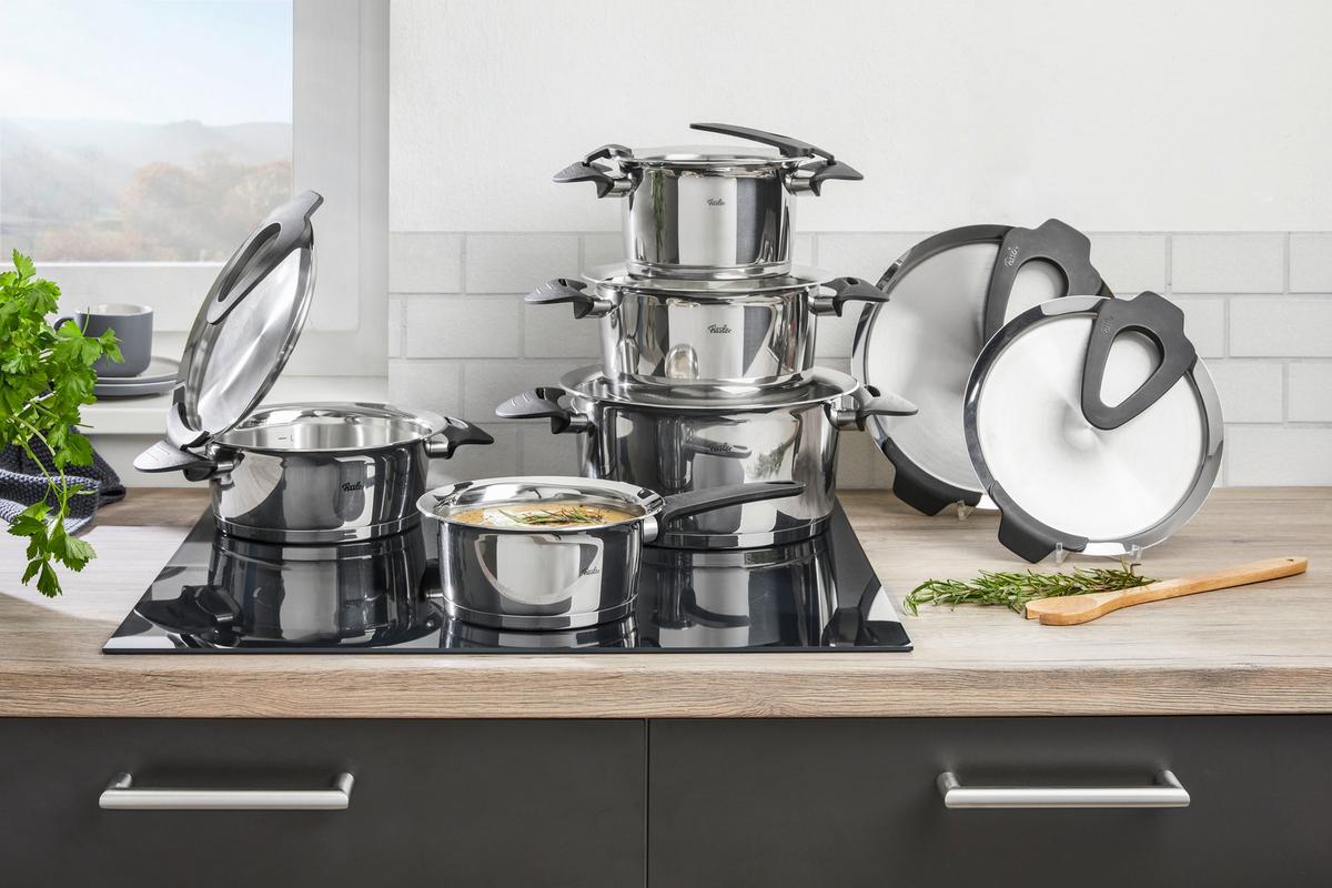 ZESTAW GARNKÓW 1611805000 FISSLER - kolor srebrny, Basics, metal - Fissler