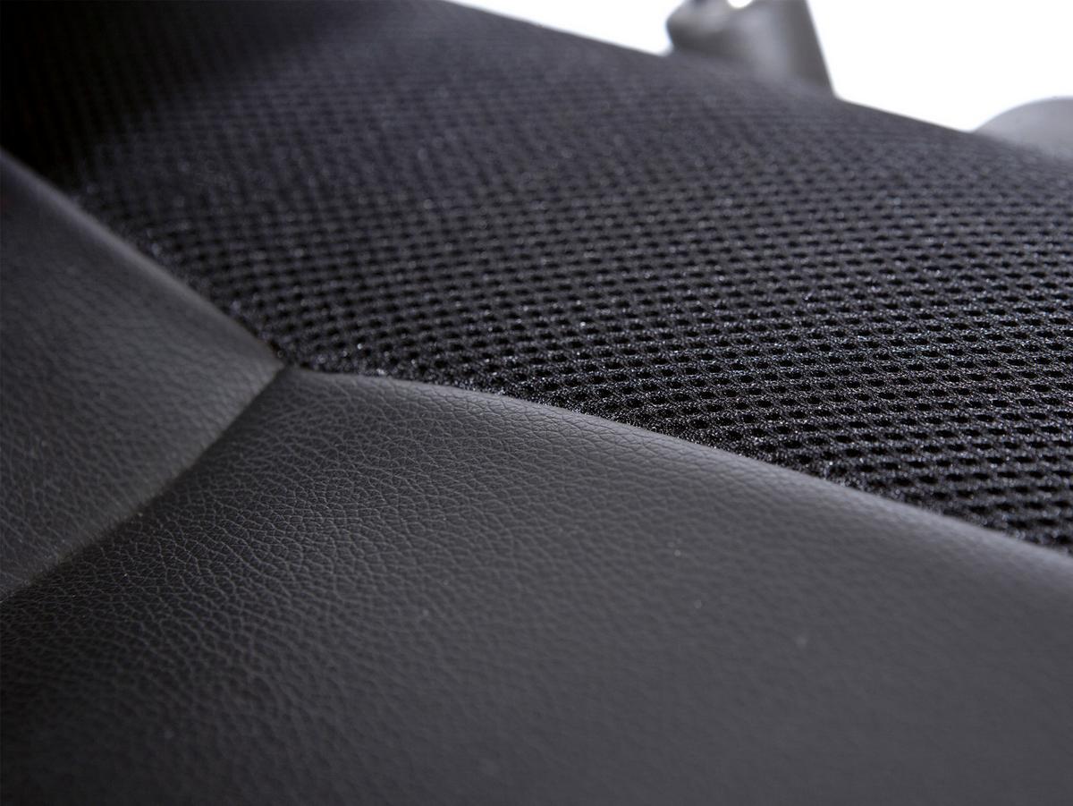 Jugenddrehstuhl Torino Schwarz - Chromfarben/Schwarz, KONVENTIONELL, Leder/Kunststoff (64/112/59cm) - MID.YOU