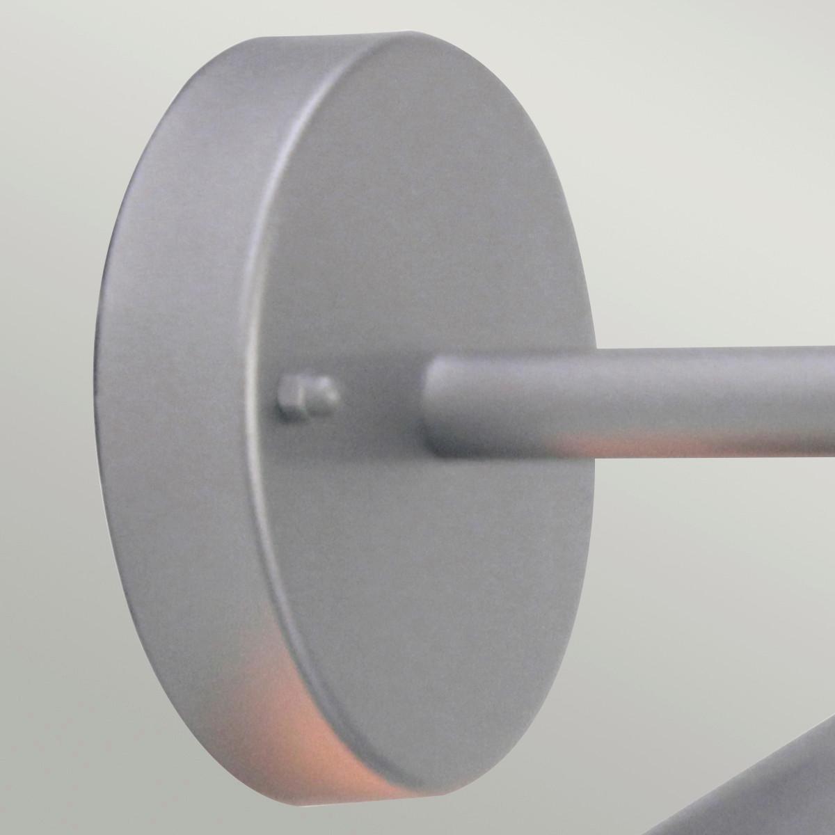Kültéri Falilámpa Copenhagen - ezüstszínű, Konventionell, üveg/fém (23,6/22/26cm) - Elstead Lighting
