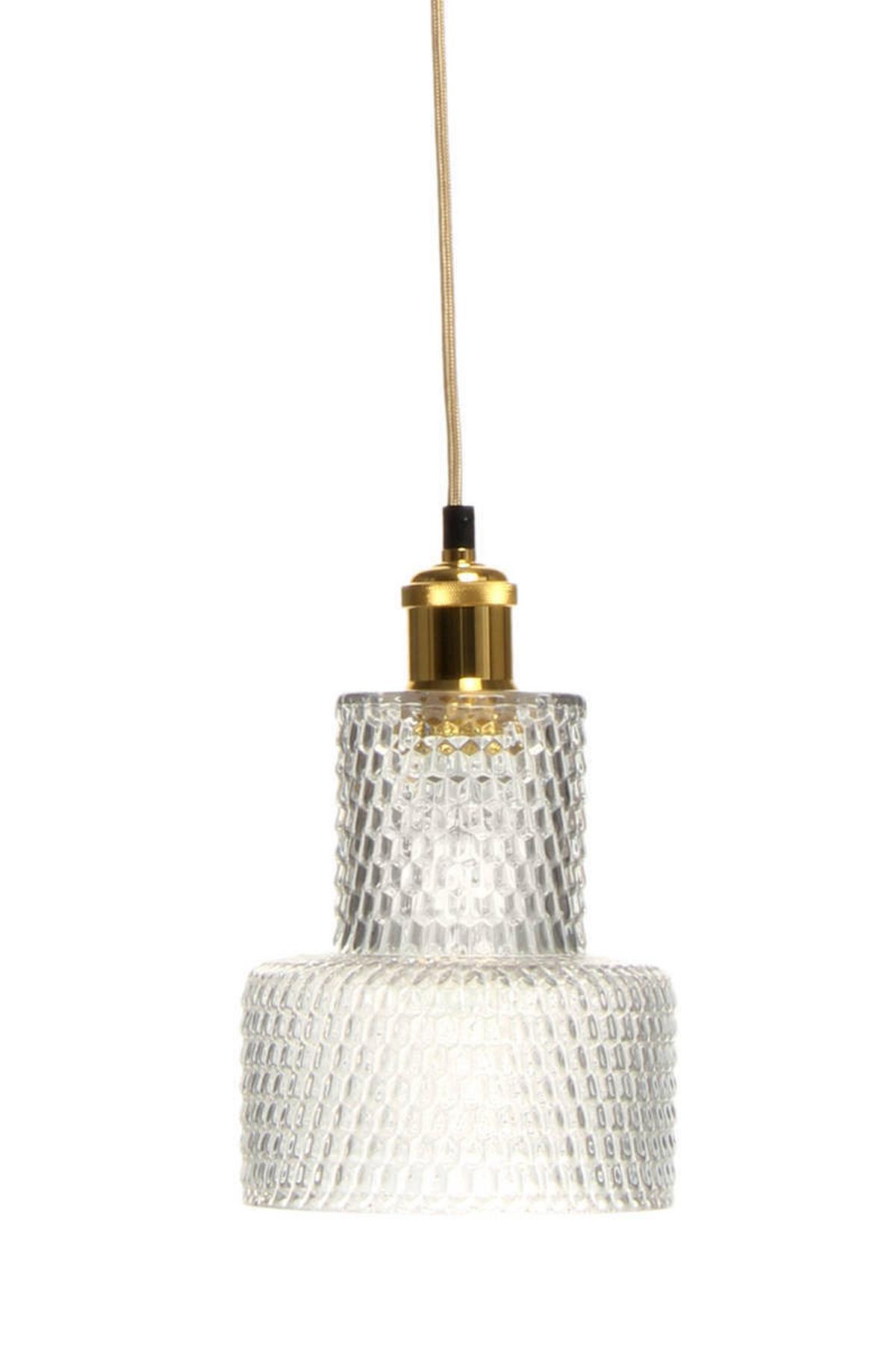 Hängeleuchte Hängelampe Mona 125 - Klar, Trend, Glas (17/27/17cm) - Kayoom