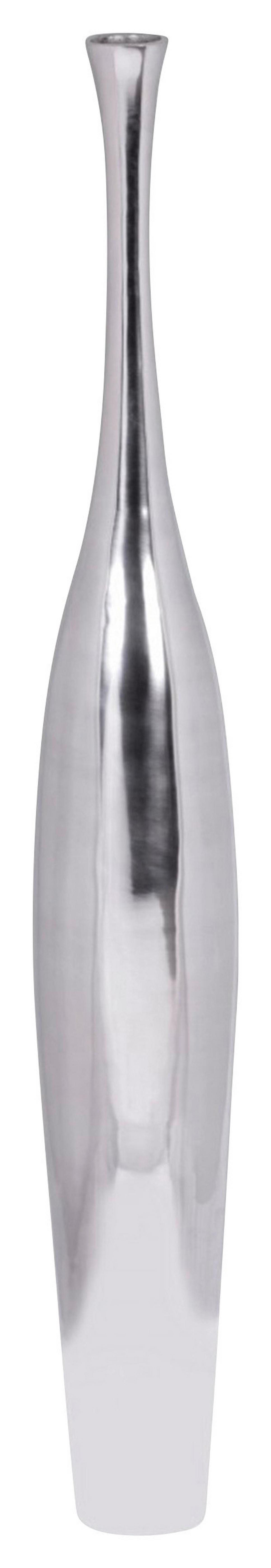 Dekorativna Vaza Wohnling - srebrne barve, Moderno, kovina (13/100/13cm) - MID.YOU