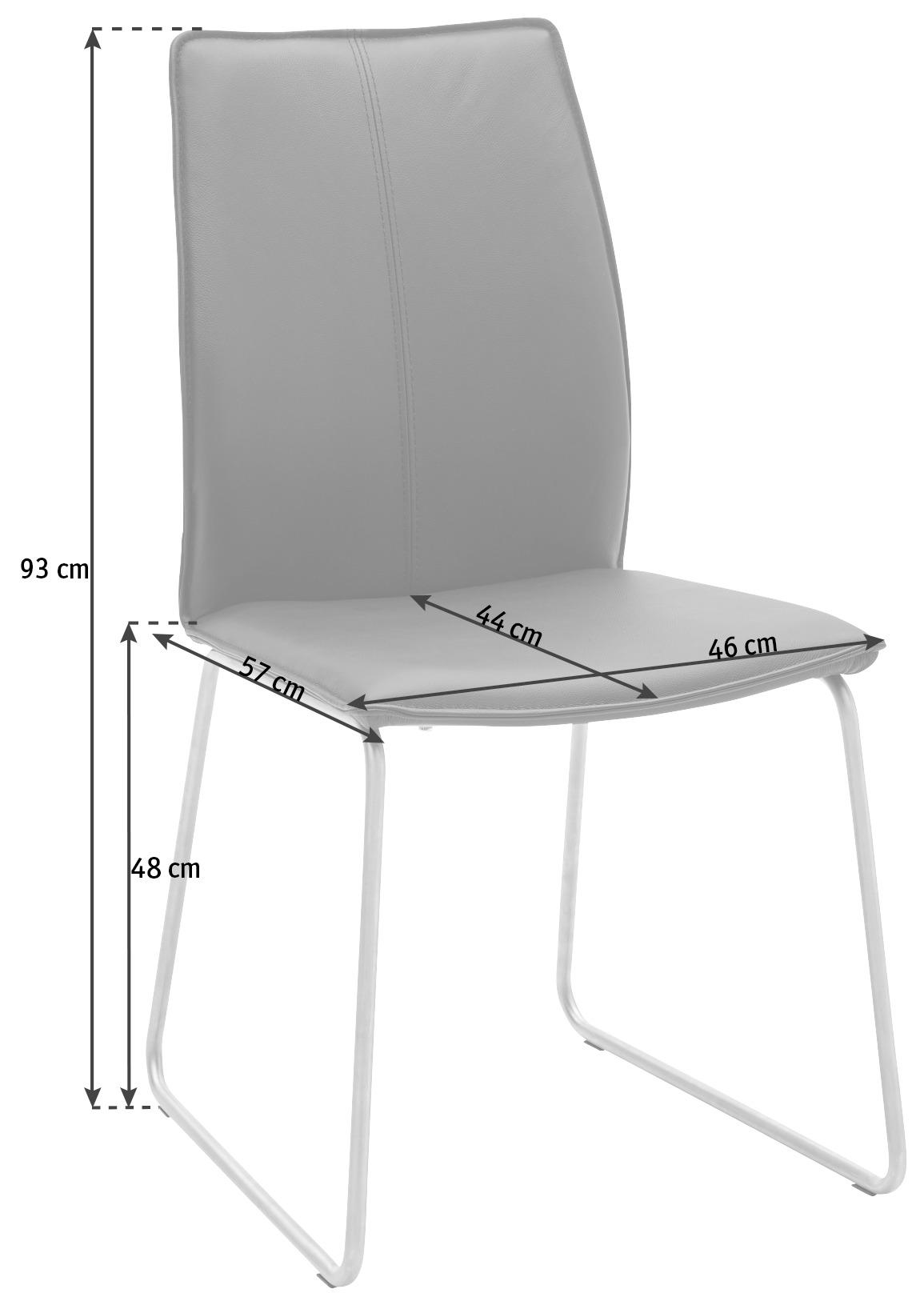 KRZESŁO MIRA - czarny/bagienny, Design, metal/tkanina (46/93/57cm) - Dieter Knoll