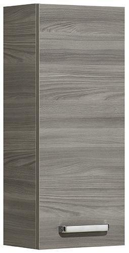 Hängeschrank in Grau 'Soltau' SOLTAU - Chromfarben/Grau, KONVENTIONELL, Holzwerkstoff (30,0/70,0/20,0cm) - Xora