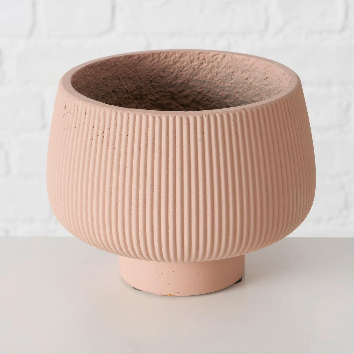 Kaspó Doryn I - rózsaszín, Modern, kő (15/12cm) - Modern Living