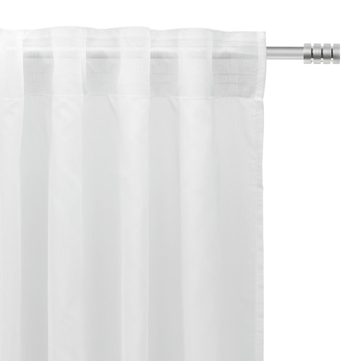 Készfüggöny Rita 140/245 - fehér, textil (140/245cm) - Modern Living