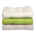Sitzkissen Elli in Weiß, ca. 40x7x40cm - Naturfarben, Textil (40/7/40cm) - MÖMAX modern living