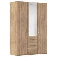 Omara S Klasičnimi Vrati Evelyn, Barva Hrasta - hrast sonoma, Design, umetna masa/steklo (151/223/60cm) - Novel