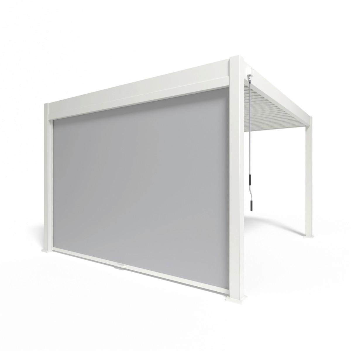 Rolo Za Pergolo Rollo, Bela, 248,5cm - bela/visoki sijaj, Basics, kovina/tekstil (248,5/236,5/9cm) - Gardenson
