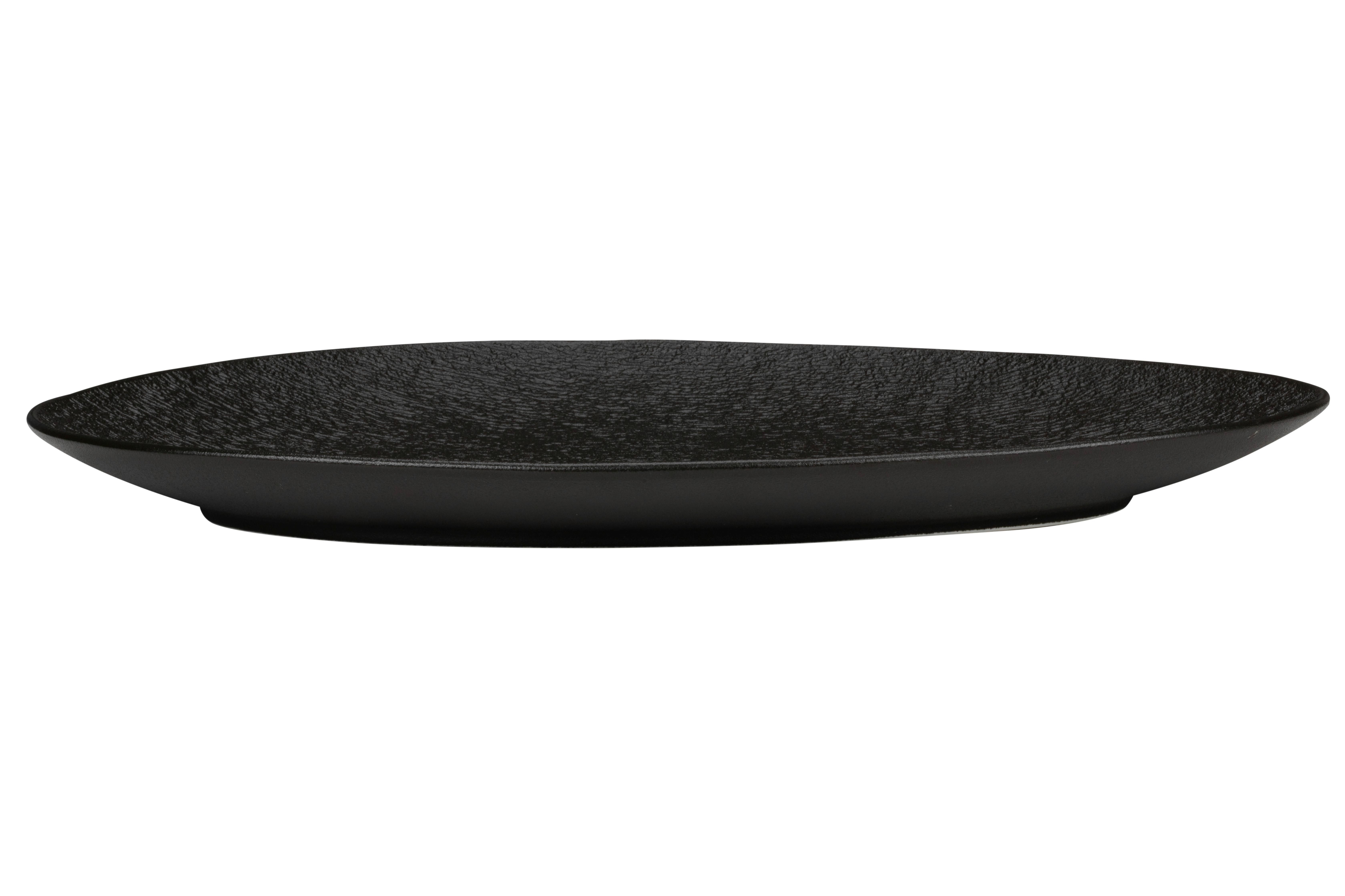 GOURMETTALLRIK HARUKI - svart, Modern, keramik (39,1/26,3/3,4cm) - Mömax