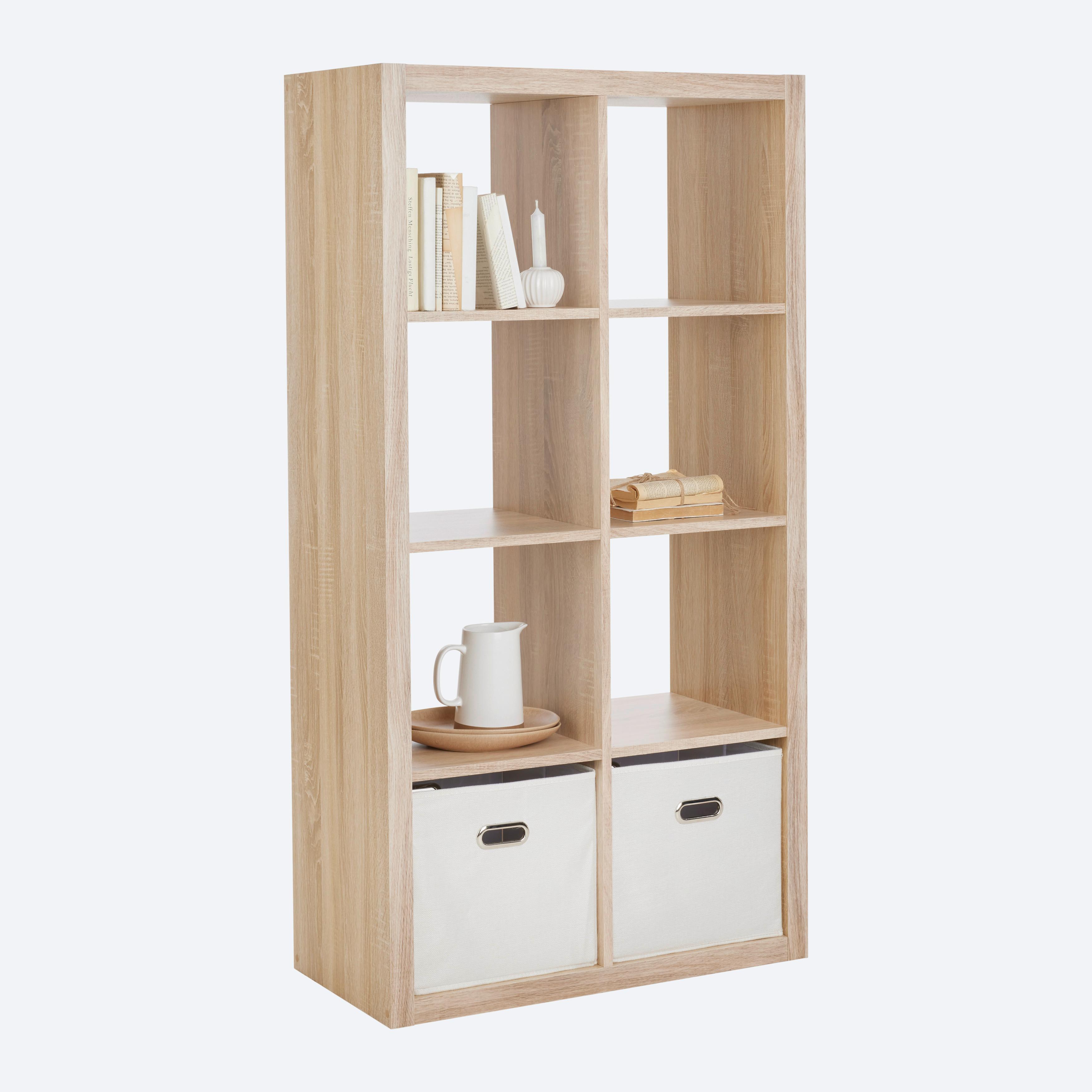 Raumteiler Style in Sonoma Eiche - Sonoma Eiche, MODERN, Holzwerkstoff (77/147/38cm) - Based