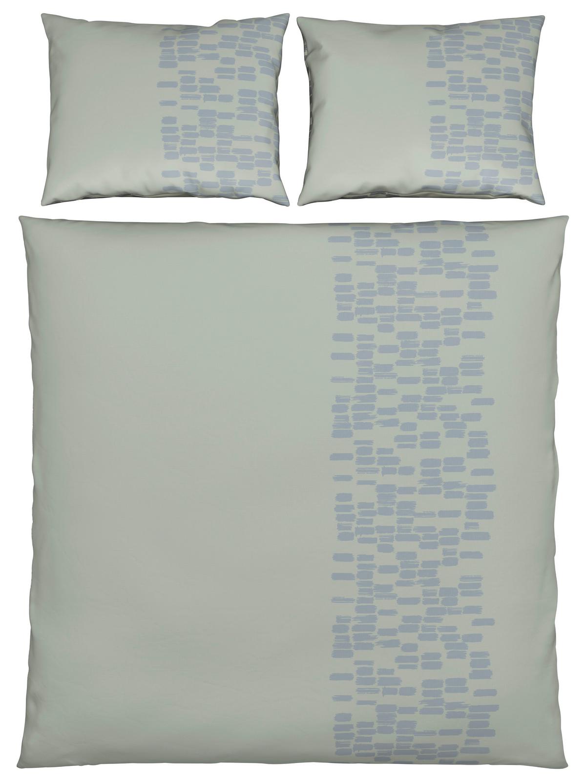 Posteljnina Brush Strokes - siva, tekstil (200/200cm) - Modern Living