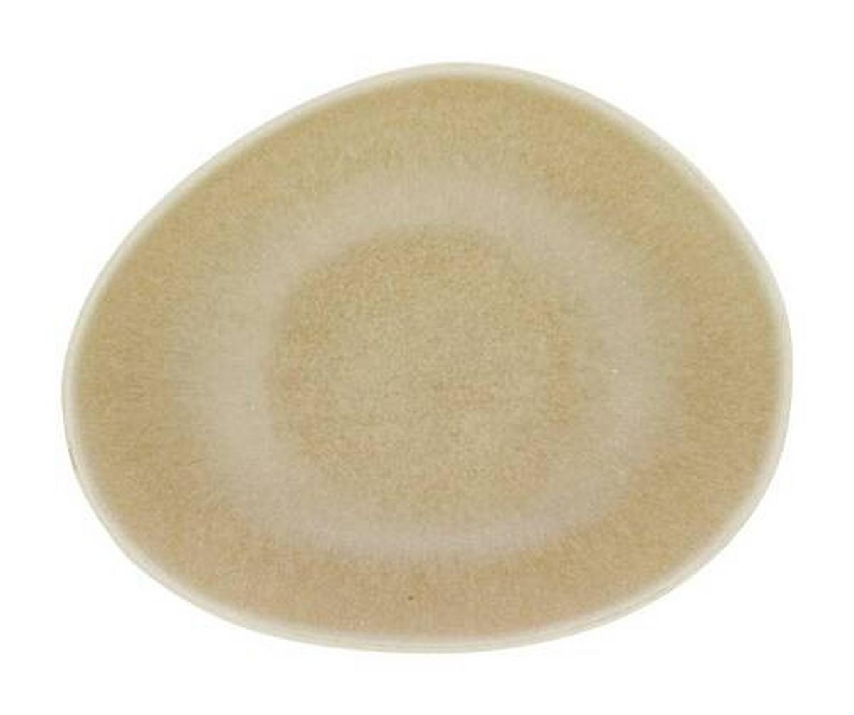 Globoki Krožnik Gourmet - bež, Moderno, keramika (20,5/16,5/5,2cm) - Premium Living