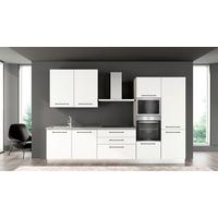 Blok Kuhinja S Aparatima Line 330 - bijela/siva, Konvencionalno, drvo/metal (330/216-240/60cm)