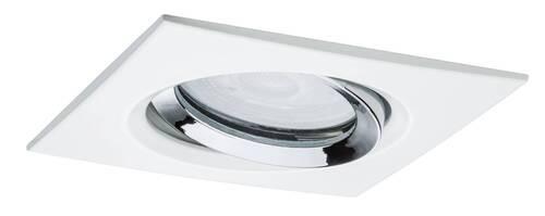 LED-Deckenleuchte Nova Premium in Weiß/Chromfarben max. 35 W - Chromfarben/Weiß, Basics, Metall (9,3cm) - Paulmann