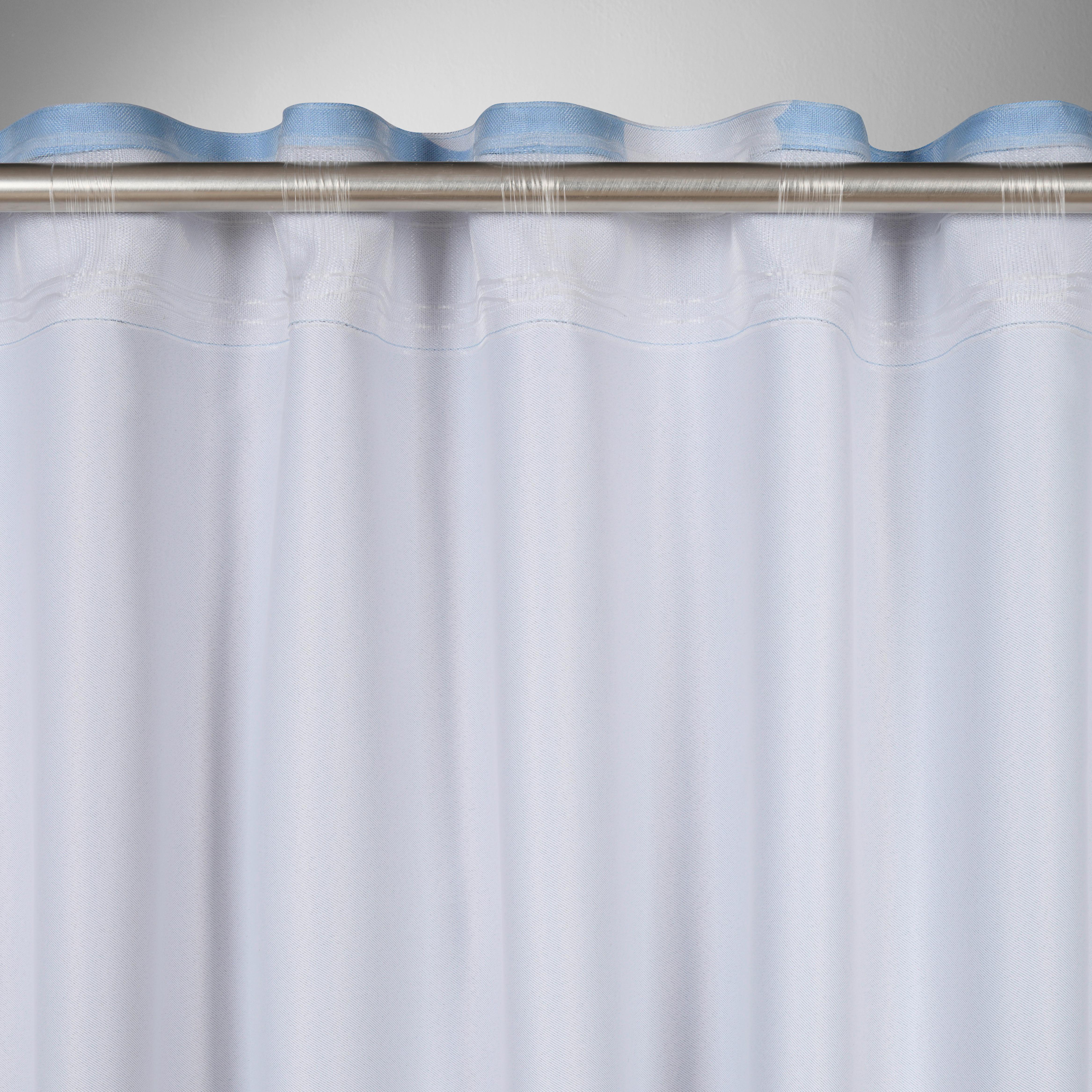 MÖRKLÄGGNINGSGARDIN OSCAR - blå, Klassisk, textil (135/245cm) - Mömax