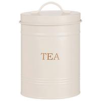 Vorratsdose Berta in Beige ca. 1,2l - Beige/Creme, MODERN, Metall (11/15cm) - Modern Living