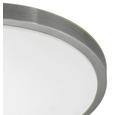 LED-Deckenleuchte max. 24 Watt 'Competa 1' - Weiß/Nickelfarben, MODERN, Kunststoff/Metall (43/5,5cm) LED-Deckenleuchte max. 24 Watt 'Competa 1' - Weiß/Nickelfarben, MODERN, Kunststoff/Metall (43/5,5cm)