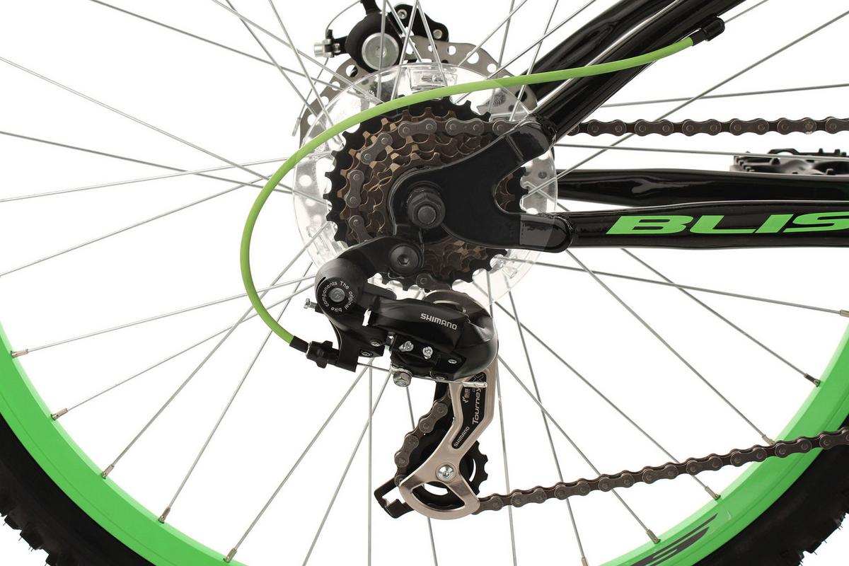 Mountainbike Fully 26" Bliss Grün RH 47cm - Schwarz/Grün, Basics, Metall - Atrigo