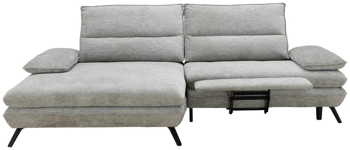 Kutna Garnitura Castello - siva/crna, Moderno, drvo/metal (110/174/97/276cm) - Mömax