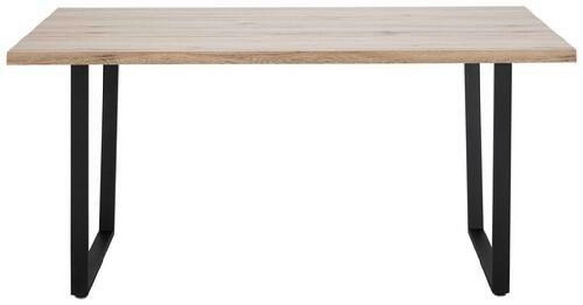STÓŁ DO JADALNI DAVE - kolor dębowy/czarny, Modern, metal/drewno (160/90/76cm) - Bessagi Home