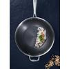 WOKPAN SILVER LINE - Roestvrijstaalkleuren, Modern, Metaal (30/8cm) - Gourmesto