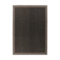 Flachwebeteppich Splash 100 Anthrazit / Schwarz - Anthrazit/Schwarz, Konventionell, Textil (120/170cm) - Kayoom