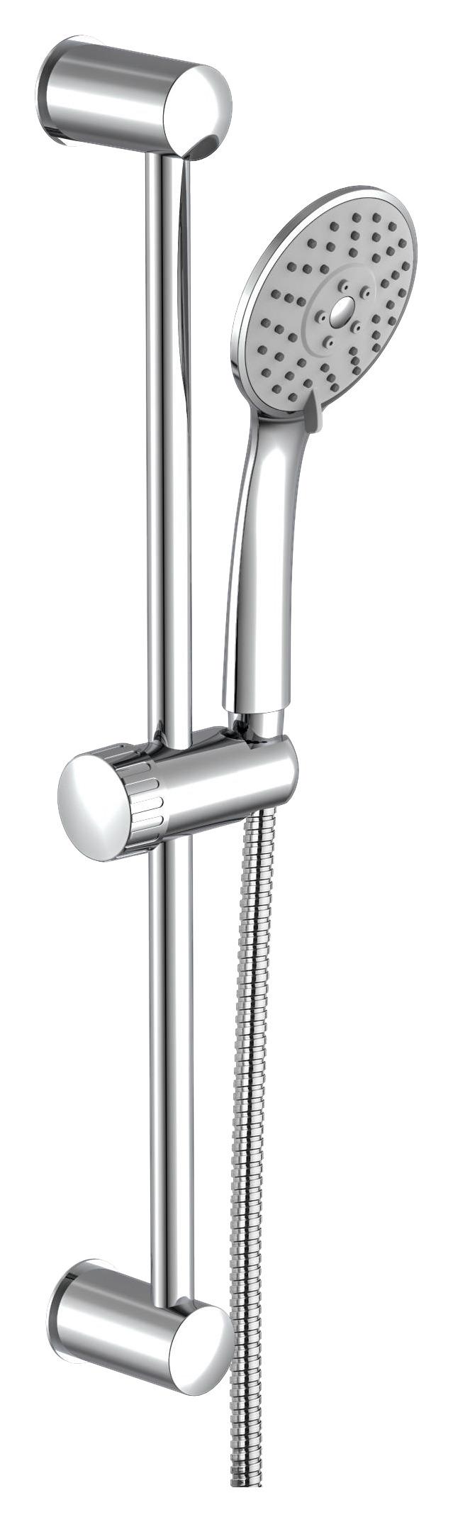 Set Tuša Napoli - boje kroma, Konventionell, metal/plastika (10,0/56,0cm)