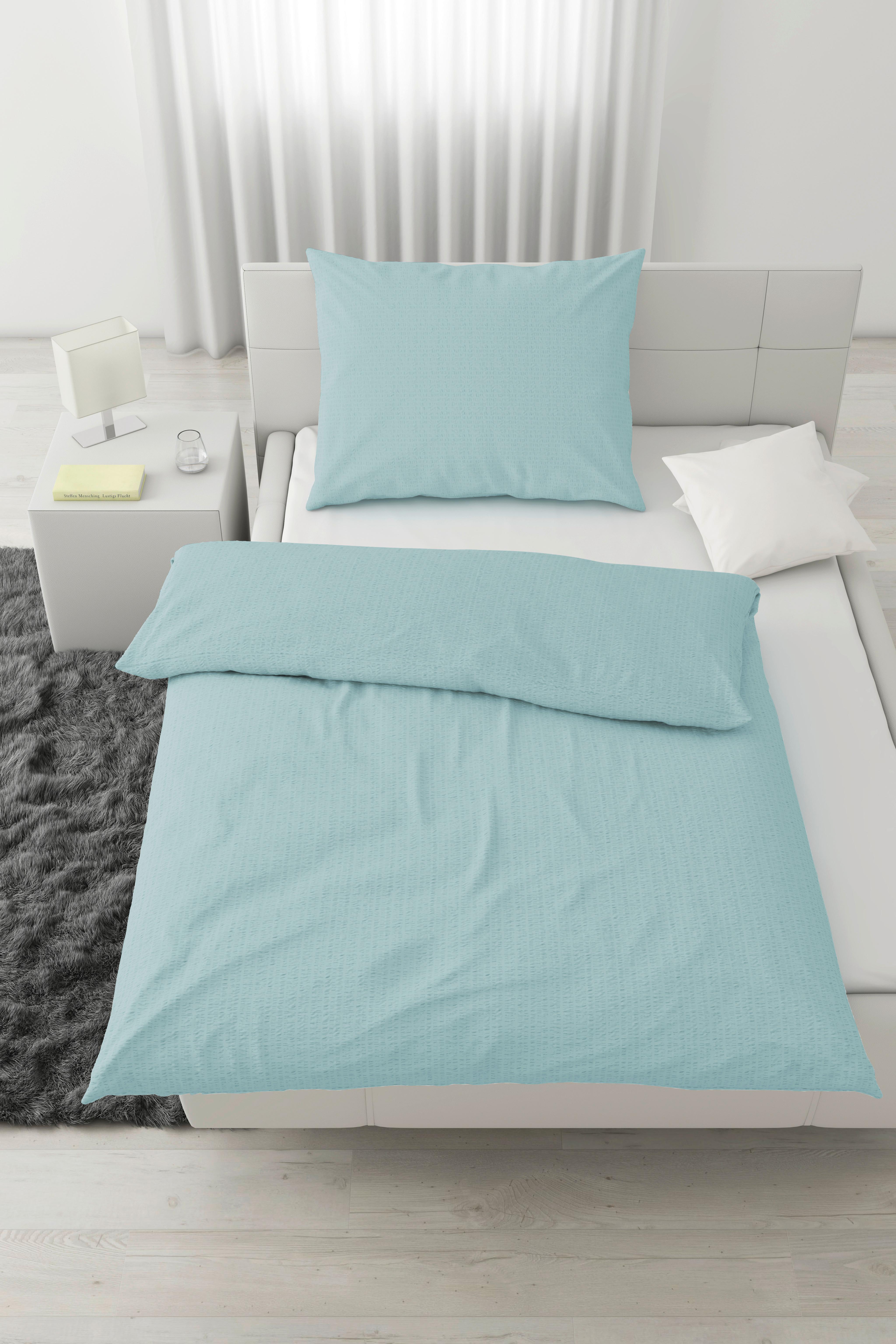 Ágyneműhuzat-garnitúra Gisi - világoskék, Konventionell, textil (140/200cm) - Modern Living