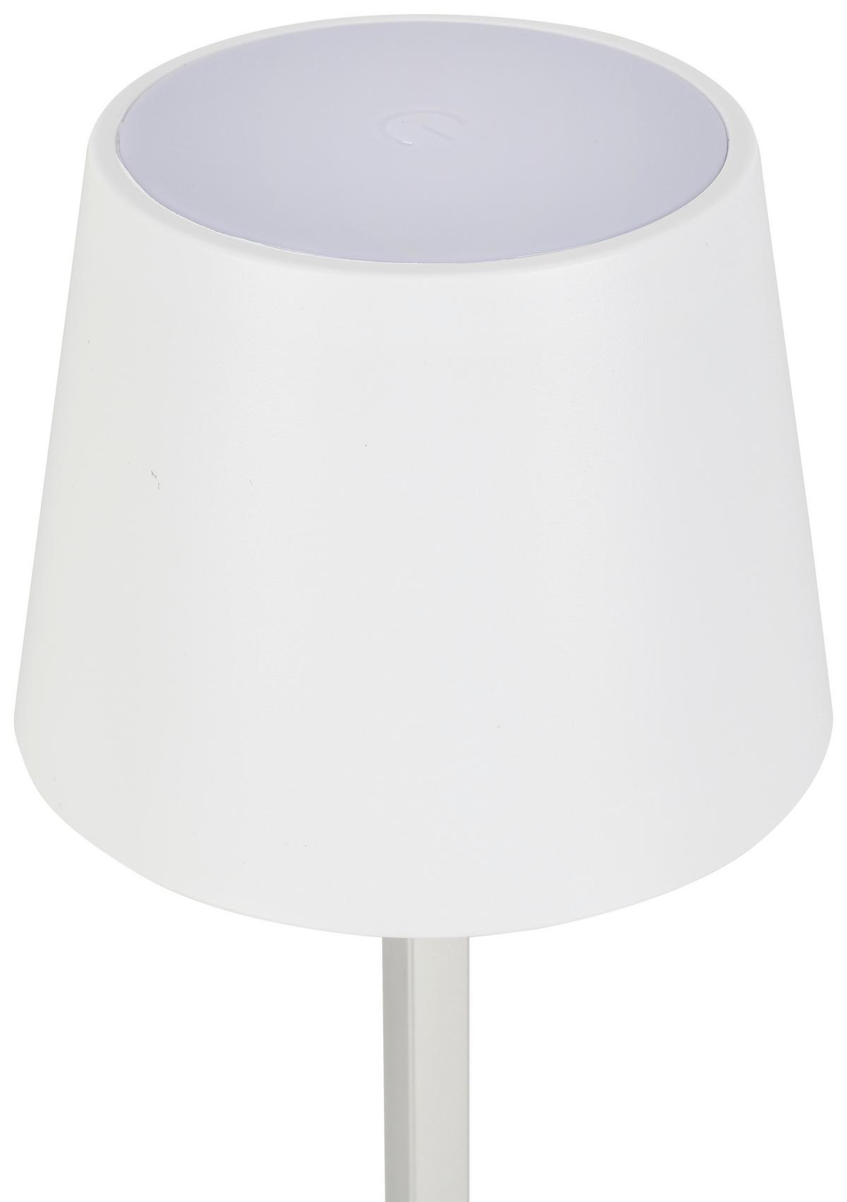 LED-Dekoleuchte Gopi max. 1,5 Watt - Weiss, Romantik / Landhaus, Kunststoff/Metall (10,5/26cm) - Modern Living