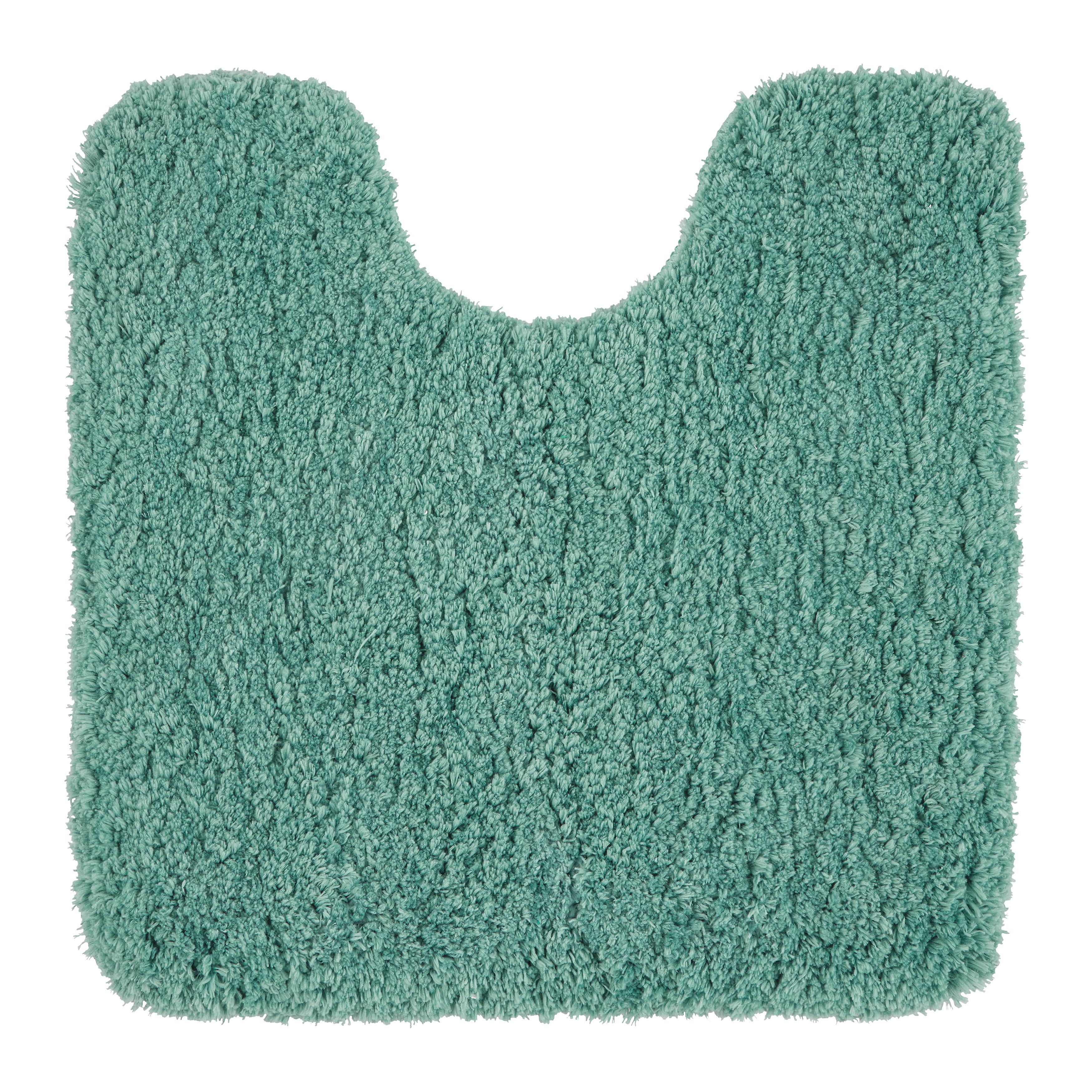 WC-Vorleger Chris Jadegrün ca. 50x50cm - Jadegrün, Textil (50/50cm) - Premium Living