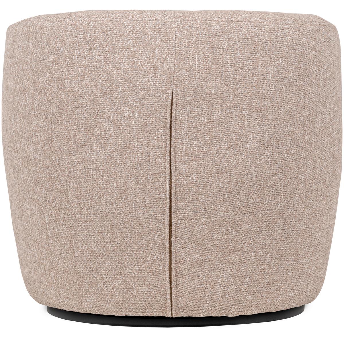 Cocktailsessel Serra Naturfarben - Schwarz/Naturfarben, Design, Kunststoff/Textil (70/68/77cm) - Livetastic