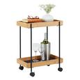 Allzweckwagen Schwarz/Natur - Schwarz/Naturfarben, MODERN, Holz/Metall (46/57/30cm) - Modern Living Allzweckwagen Schwarz/Natur - Schwarz/Naturfarben, MODERN, Holz/Metall (46/57/30cm) - Modern Living