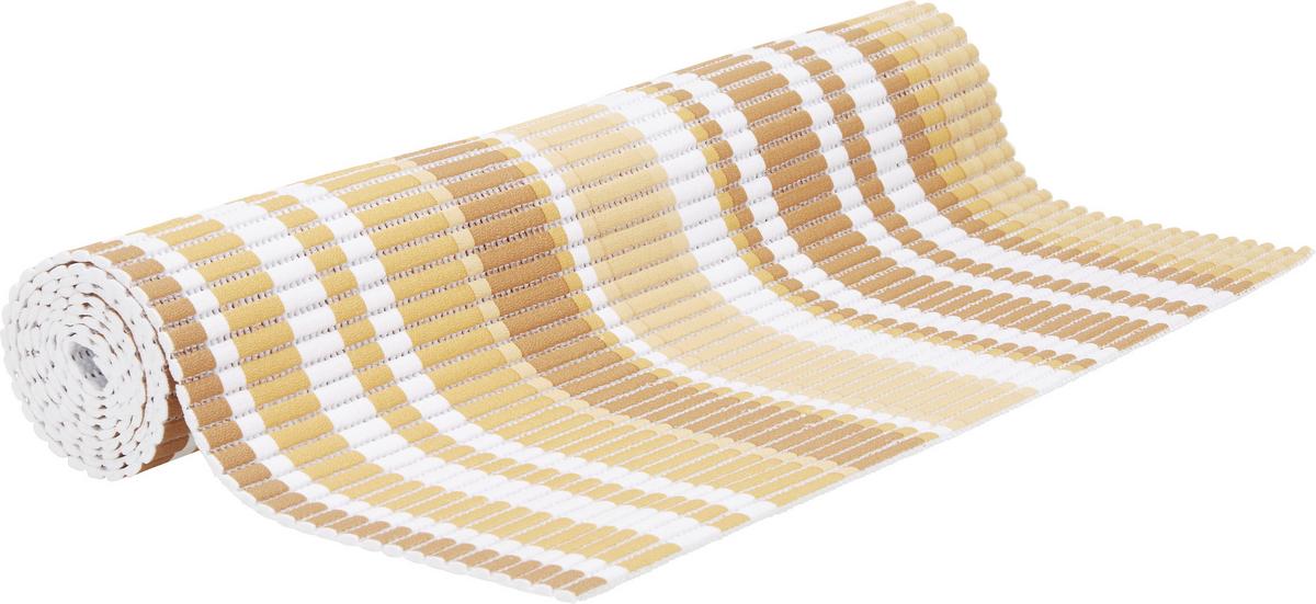 Antirutschmatte Stripe in diversen Farben - Blau/Gelb, Textil (65/180cm) - Modern Living