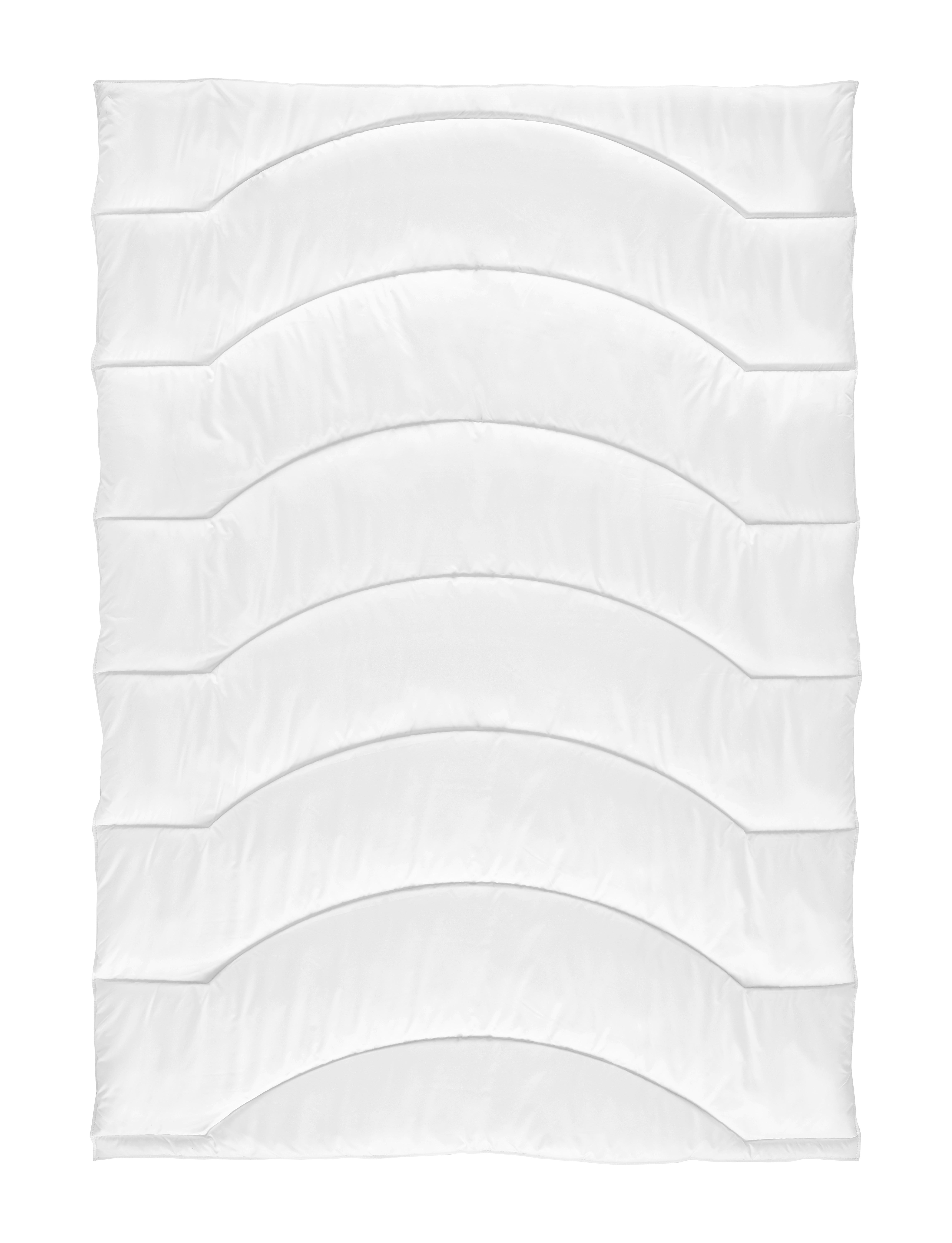 Ganzjahresduvet in Weiss ca. 160x210cm - Weiss, Konventionell (160/210cm) - Nadana