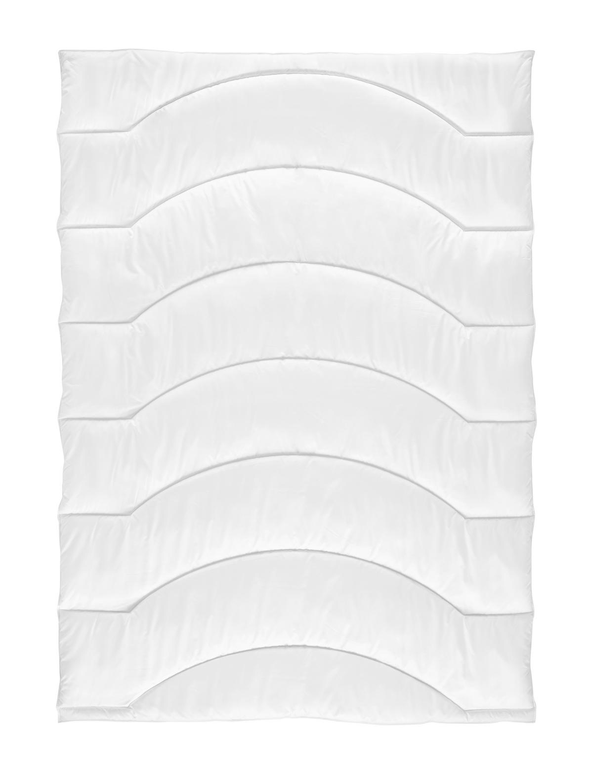 Ganzjahresduvet in Weiss ca. 160x210cm - Weiss, Konventionell (160/210cm) - Nadana