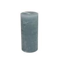 Velika Sveča Lia - pastelno modra, Moderno, tekstil/naravni materiali (6,8/15cm) - Premium Living